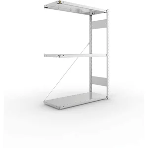 META Steck-Anbauregal 1500 x 1000 x 400 mm 3 Fachböden 150 kg