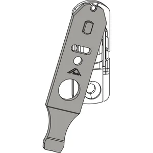 ROTO NT/NX Flügelheber für Lüfterschere und Feststellschere silber (795925)