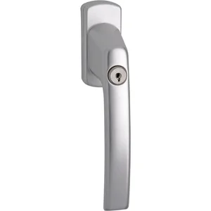 MACO Fenstergriff HARMONY - Sperrzylinder, VK 7x35 mm, Alu silber eloxiert