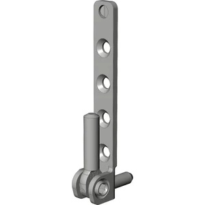 WINKHAUS Ecklager ESVW.6-3-16.RS.SL/WS, 130 kg, rechts, silber/weiß