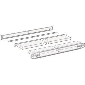 SIEGENIA Kanal-Set für Fensterlüfter Aeromat midi HY, Kunststoff schwarz RAL9011