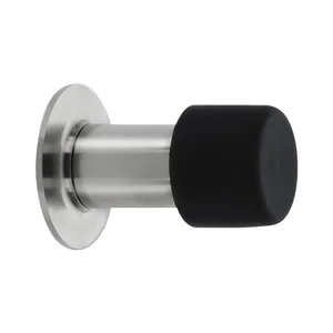 BURG-WÄCHTER Wandtürpuffer TSW 2365 SB, Höhe 65 mm, Edelstahl gebürstet