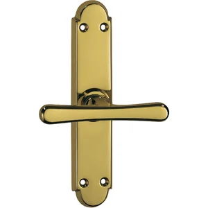 GRUNDMANN Fenstergriff ALT-WIEN 920 - sichtbar geschraubt, 7x35, Messing poliert