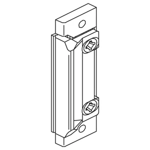 GU Austauschstück für Rollenfalle Secury, Eurofalz 20 x 8 mm, Stahl verzinkt