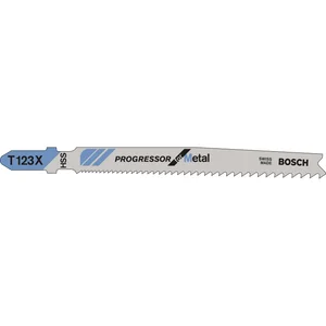 BOSCH Stichsägeblatt T123X Metall - 5 Stück