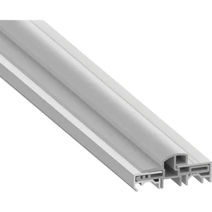 Türschwelle TRANSIT 58 -76, 5000 mm, Höhe 24 mm, Aluminium silber eloxiert