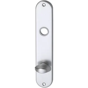 Langschild SCH-Line U-Form, WC 90, Alu silber eloxiert