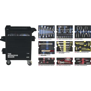 WGB Werkzeugwagen 142 470 x 670 x 970 140-teilig 7 Schubladen