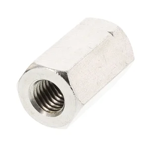 DIN6334 M10x 30 Edelstahl A4 Sechskant-Langmutter 3 d