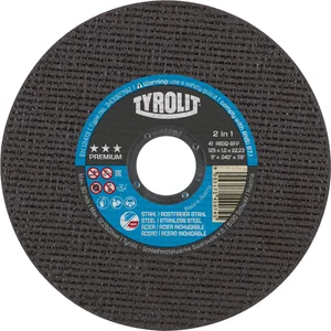 TYROLIT Trennscheibe gerade Premium*** 125 x 1.0 mm 2in1 superdünn