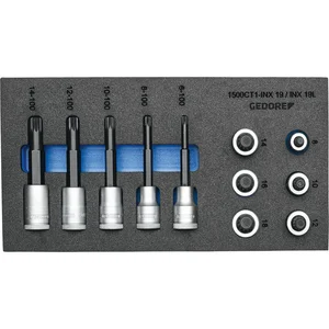 GEDORE 1/3 Check-Tool- Modul EI 1500 CT1-INX19LK Breite 157,5 mm Tiefe 310 mm
