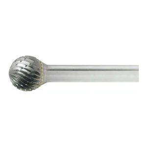 LUKAS HM-Frässtift Form D Kugel Kopf ø 4 mm Länge 3 mm Zahnung 7 Schaft 3 mm