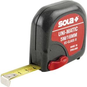 SOLA Rollbandmaß Unimatic 5 m EG-Prüfzeichen Genauigkeit II