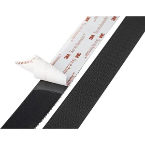 3M SJ 3526 selbstklebendes Hakenband 25mm x 45,7m schwarz
