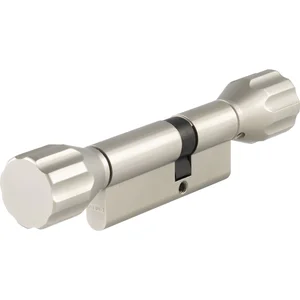 ABUS Doppelknaufzylinder A93 K50/K75 mm vernickelt matt