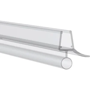 REHAU Wasserabweisprofil mit Streifdichtung 6-8mm,2010mm,Kunststoff transparent