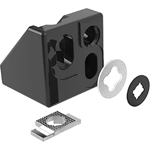 FATH Flächenhalteblock Uni 40 ZN schwarz Nut 8