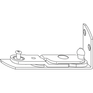 WINKHAUS Ecklager EL.H.SE.20-9.Z.RS Eurofalz 20, 9V, 130kg, mit Zapfen, rechts