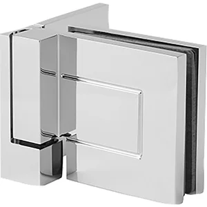 DORMA-Glas Duschtürband TANORA S2 90° Glas-Wand, links, Messing glanzverchromt