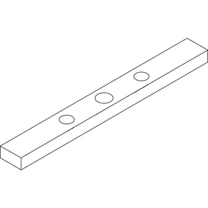 GEZE FPS Rahmen-Unterlegplatte für Leichtmetallfenster, Stärke 5 mm