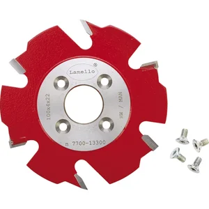 LAMELLO Nutfräser HW mit Vorschneider 100 x 4 x 22 mm Z6