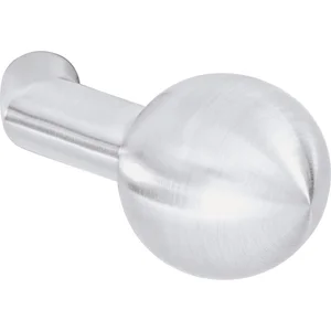 OGRO Knopfdrückerlochteil PREMIUM 8548 V FS - ohne Rosette, Alu. silber elox.