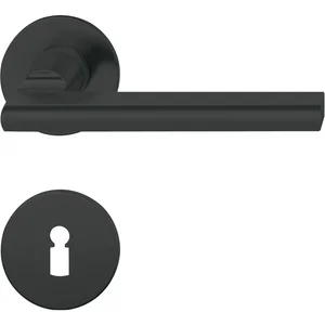 FSB Drückergarnitur 10 1035 flächenbündig BB, 38 - 42, Aluminium schwarz