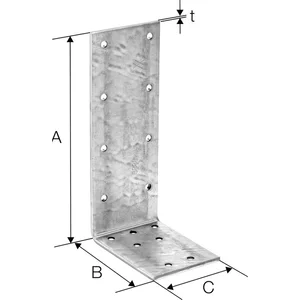 SIMPSON Winkelverbinder AJ 60416 / 164x84x60mm feuerverzinkt