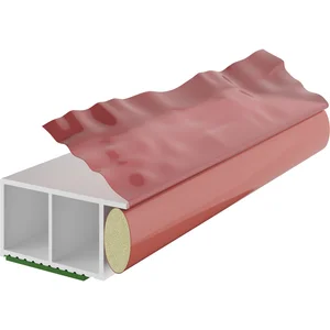 EXTE I-Deckleiste 15/40 mit integriertem illmod I-Schaum, selbstklebend