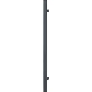 HOPPE Bügelgriffe E5726 rechteckig gerade, 1200/900, Edelstahl schwarz matt