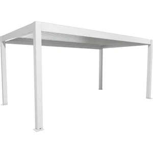 BIOHORT Pergola Gr. 5 x 3,5 weiß/silber