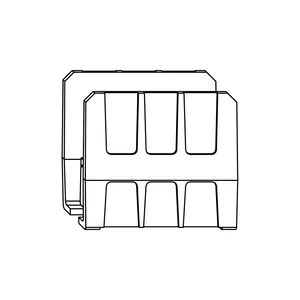 MACO HS Nutabstützung für 300 kg, silber (359802)