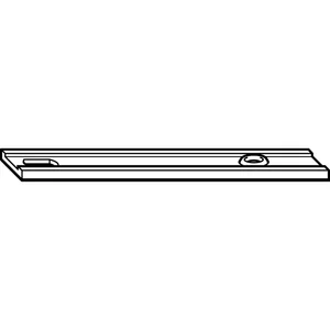 ROTO NT/NX Abdeckstulp kurz L=105 mm 1 Befestigungsloch (296064)