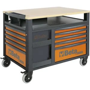 BETA Werkzeugwagen RSC28-O Supertank 1235 x 943 x 800 mm 10 Schubladen