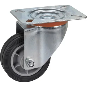 DÖRNER + HELMER Lenkrolle TPE PP-Felge 80 mm 50 kg