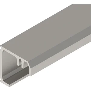 SOLIDO 100/HELM Montageprofil auf Maß geschnitten L=6000 mm Edelstahl-Effekt