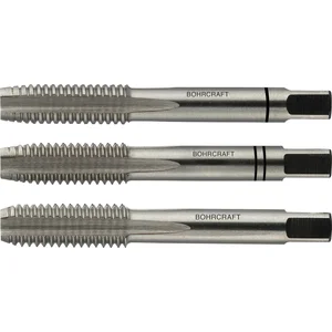 BOHRCRAFT Hand-Gewindebohrer-Satz HSSG DIN352UNC amerikanisches Grobgewinde 3/8"