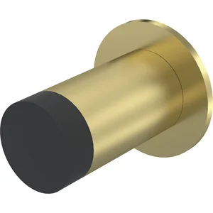 KWS Wandtürpuffer 2077, ø 30 mm, Länge 120 mm, Aluminium messingfärbig eloxiert