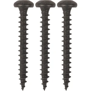 Schraubenset für Plattenkegel Kegeldorn ø 18 mm, Stahl schwarz verzinkt