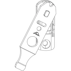 ROTO NX Niveauschaltsperre Flügelteil Holz/PVC