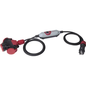 PCE Personenschutzadapter PRCD-S+Stecker u. Kupplung IP 44