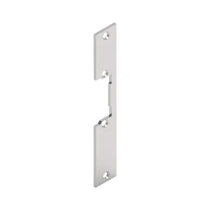 Schließblech zu O&C Türöffner, kurz, 159 x 25 x 3 mm,Stahl grau beschichtet