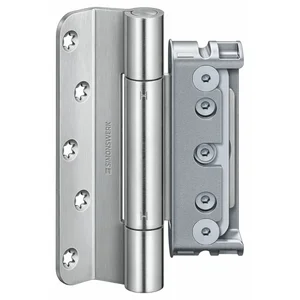 Haustürband-System BAKA Protect 4049 3D, 1 Satz= 3 Stk. Edelstahl