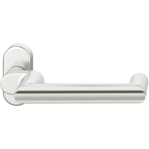 FSB Rahmentürdrücker verkröpft 06 1016 Hochhaltefeder B EN179 Aluminium silber