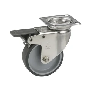 DÖRNER + HELMER Lenkrolle TPE Feststeller 75 mm 50 kg