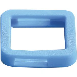 Kennring eckig, für Zylinderschlüssel, Kunststoff hellblau