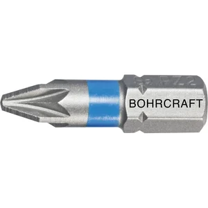 BOHRCRAFT Bit-Einsatz mit Farbring 1/4"sechskant PZ 2 Länge 25 mm
