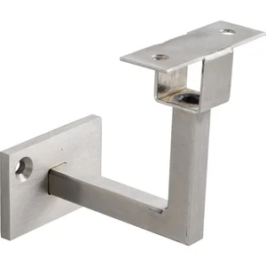 IAM DESIGN Handlaufträger für LED Beleuchtung, eckig, Edelstahl