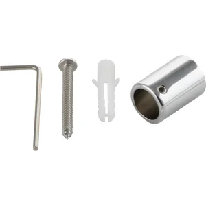 Wandhalter für Stabilisationsstange SBA, 90°, Messing verchromt poliert