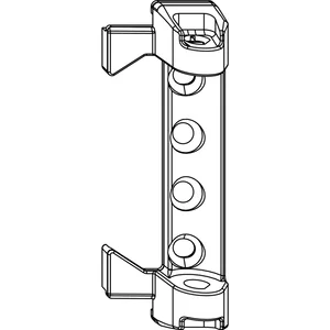 MACO Scherenlager AS für Holz 12/20 mm, 120 kg, silber (54695)